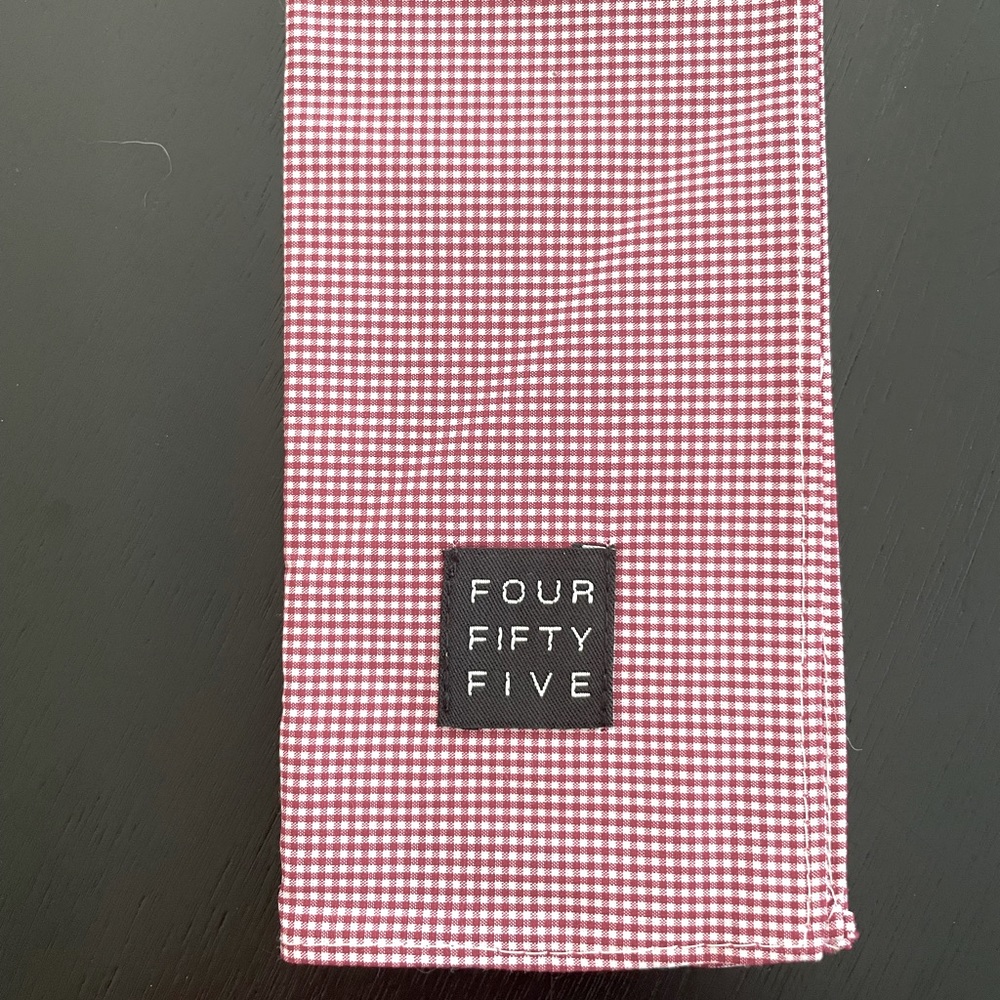 FOUR FIFTY FIVE pocket square